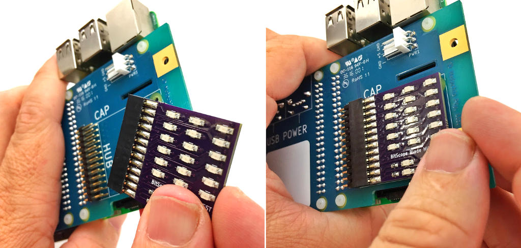 BitScope Blade HUB Card Installation.