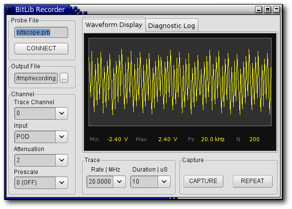 BitLib Transient Recorder Application