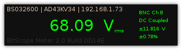 Meter Focus Parameter Display